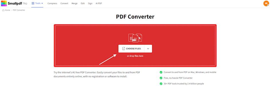 How to Convert to PDF with Smallpdf Converter