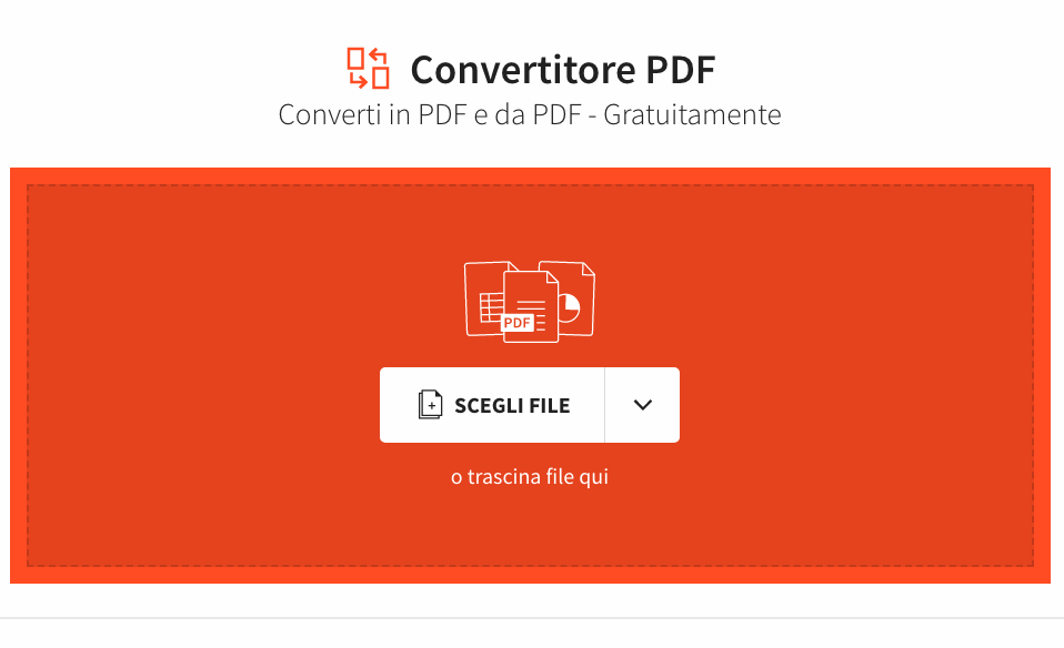 2018-11-19 - Convertitore di documenti - Converti PDF, JPG e file Office - Come convertire più file in diversi formati in PDF con Smallpdf