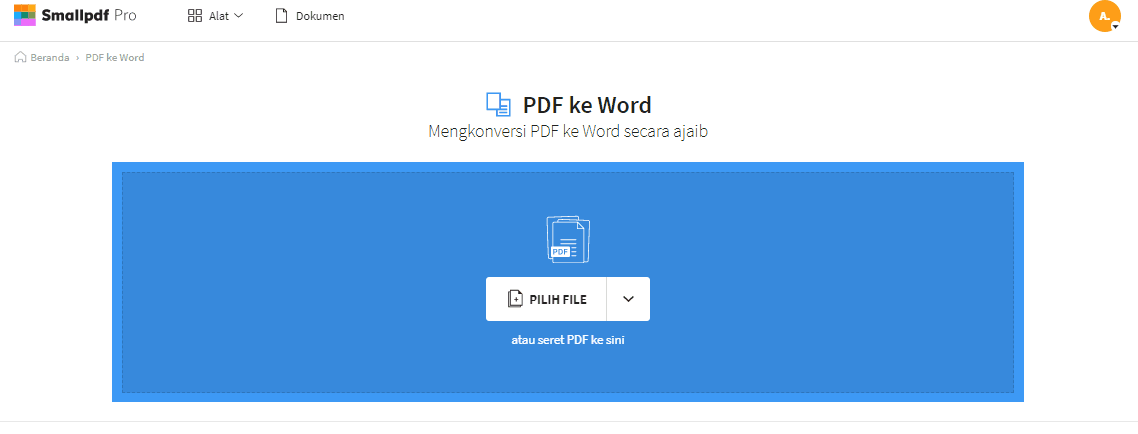 2020-07-02 - Cara Menambahkan PDF ke Word - Menggunakan Smallpdf