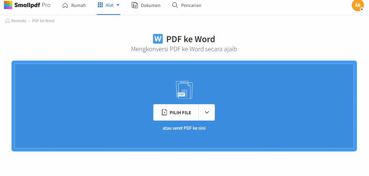 2023-05-15 - Cara Memasukkan PDF ke Word Online - Menggunakan Smallpdf