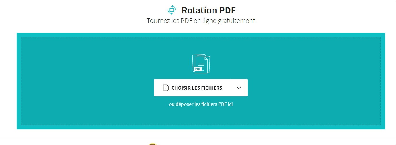 2019-11-18 - Comment Faire Pivoter Un PDF Scanné Gratuitement - outil Rotation PDF sur Smallpdf, rotation de plusieurs fichiers