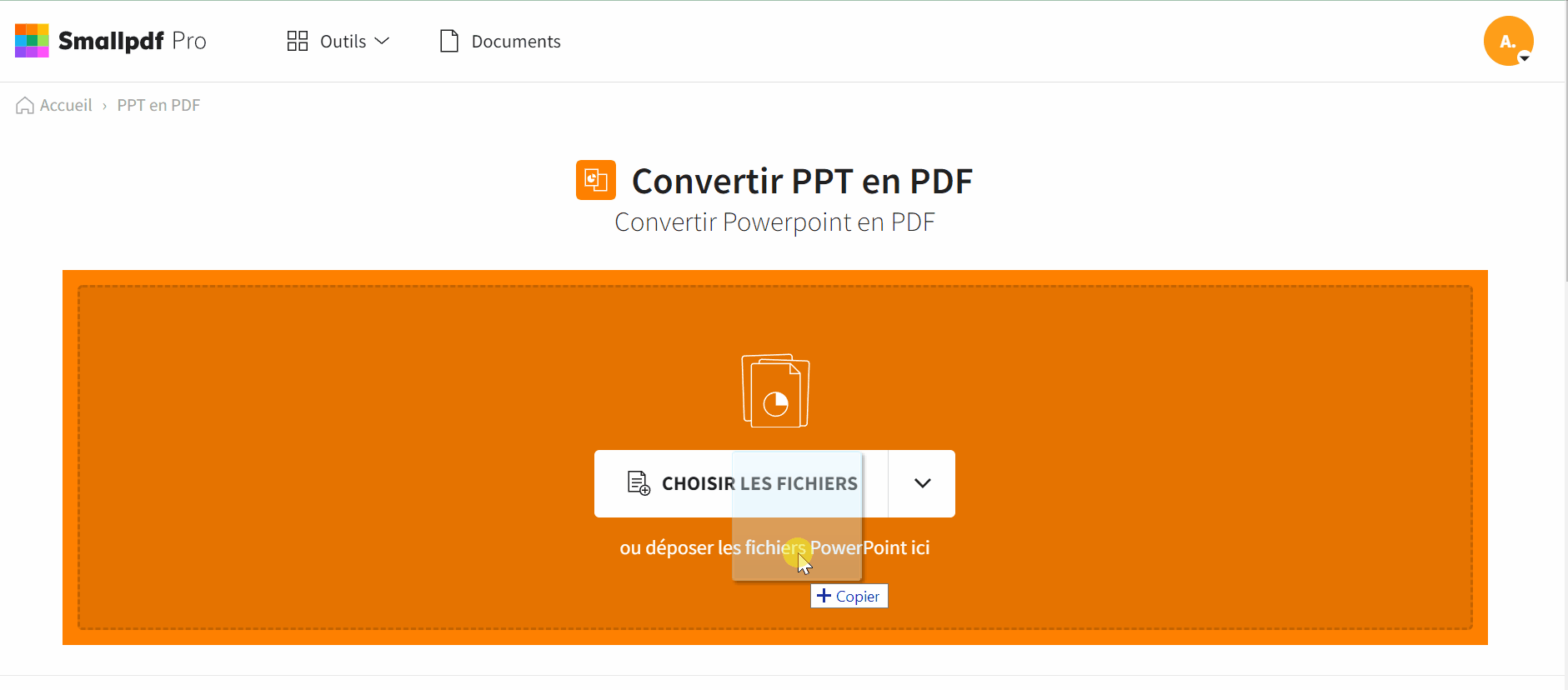 2021-11-12 - Comment convertir un PowerPoint en PDF - outil PPT en PDF