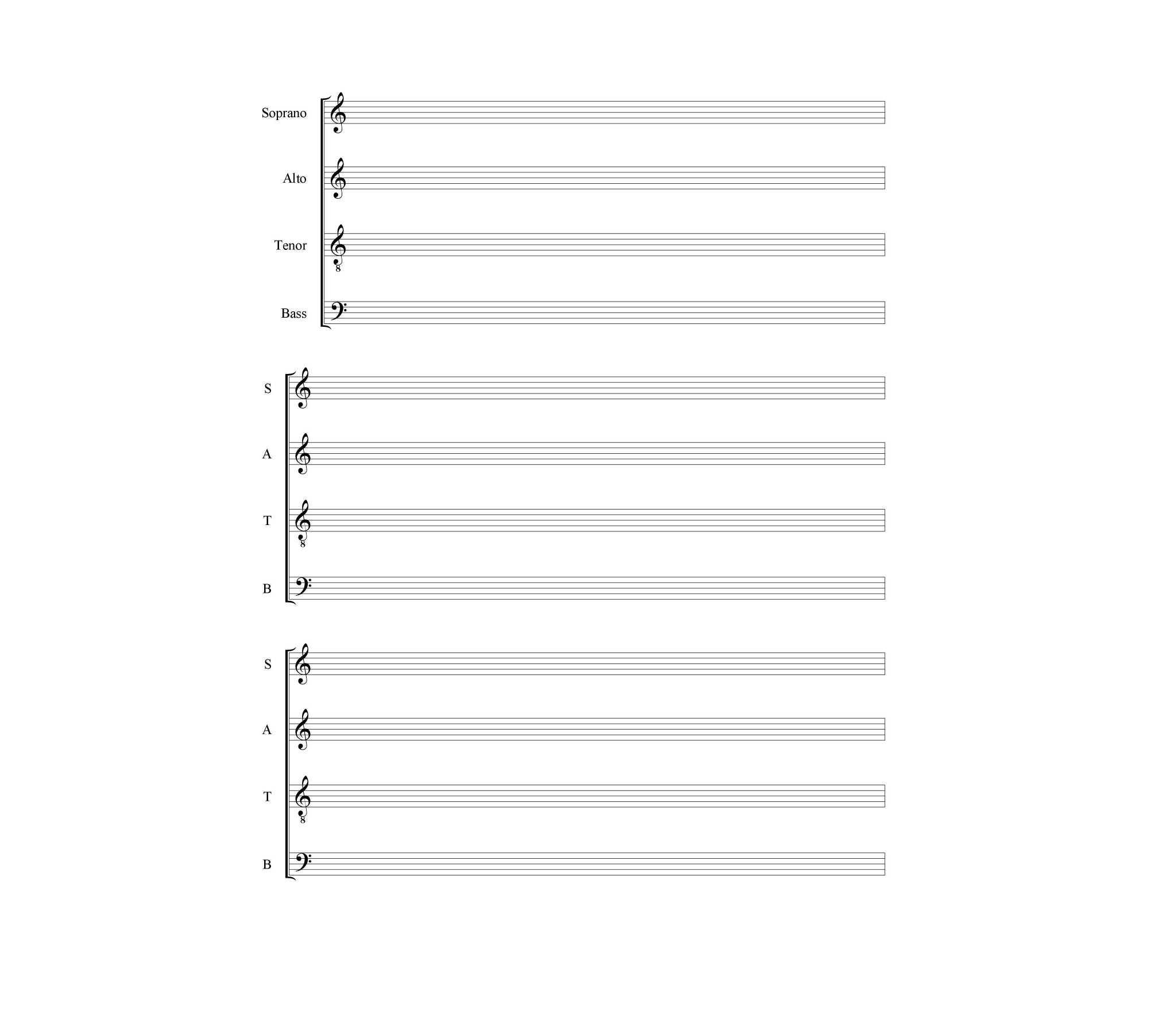 2020-06-26 – PDF Partitur Kosong – Gratis Untuk Diunduh – Partitur Kosong 12 Paranada SATB Untuk Paduan Suara
