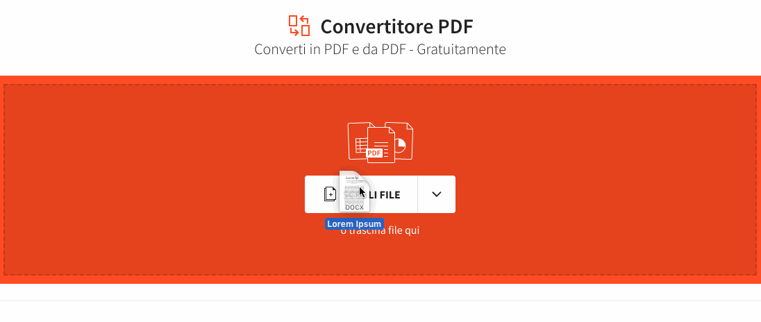 2020-08-06 - Creare PDF online in un solo click - a partire da un file in un altro formato usando Smallpdf
