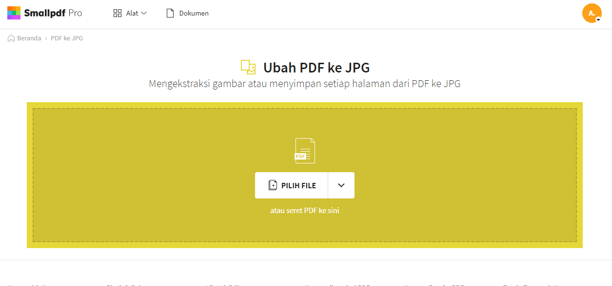 2020-02-20 - PDF Ke JPG - Menggunakan Smallpdf
