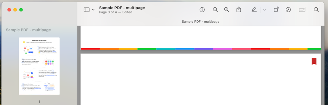 Bookmark PDF on Mac