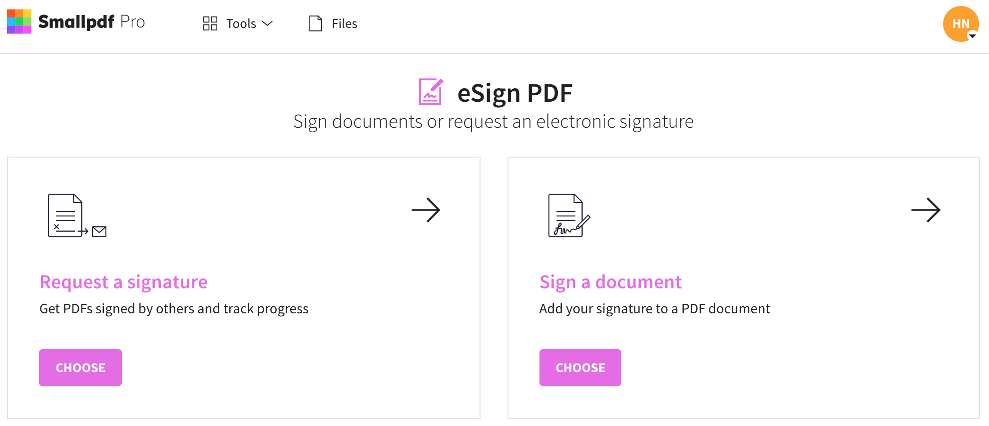 esignature pdf