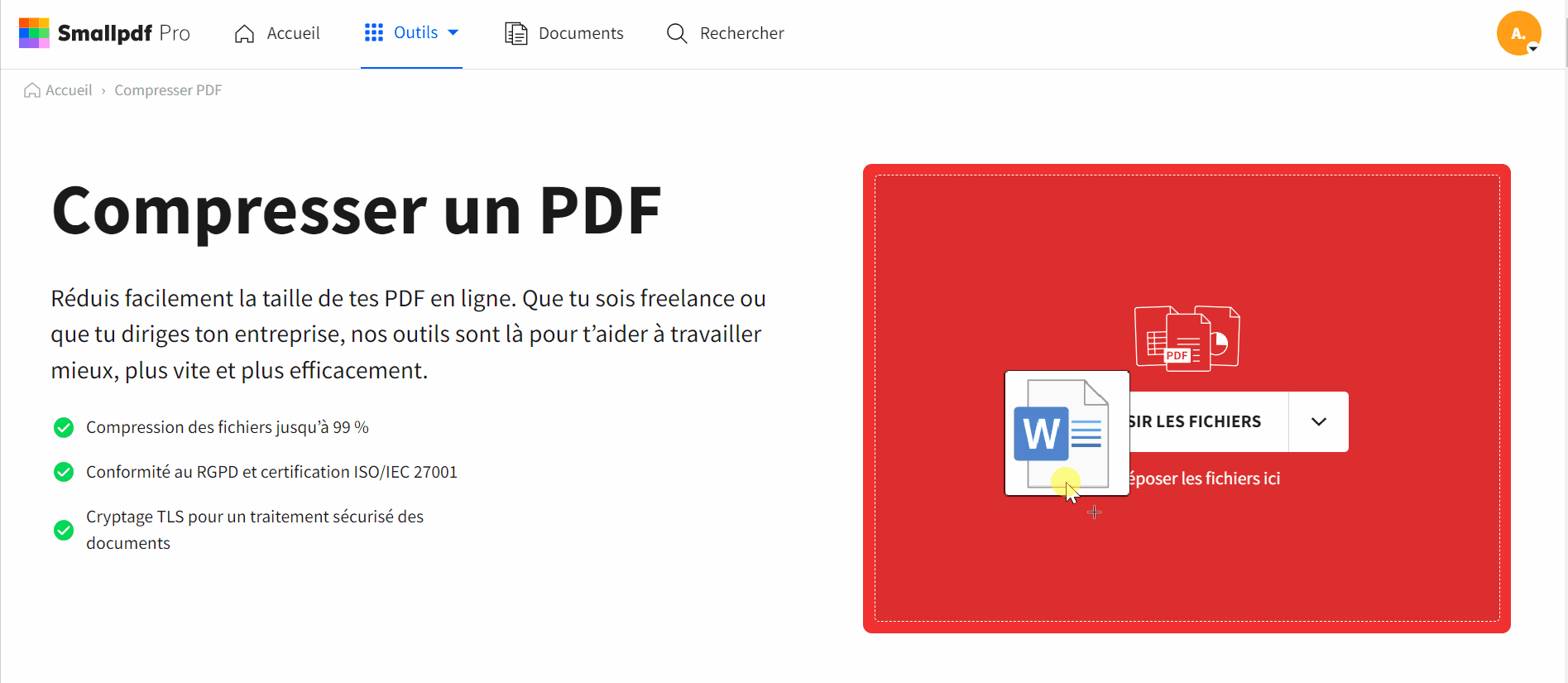 2023-03-14 - Convertir un PDF en DOCX en ligne