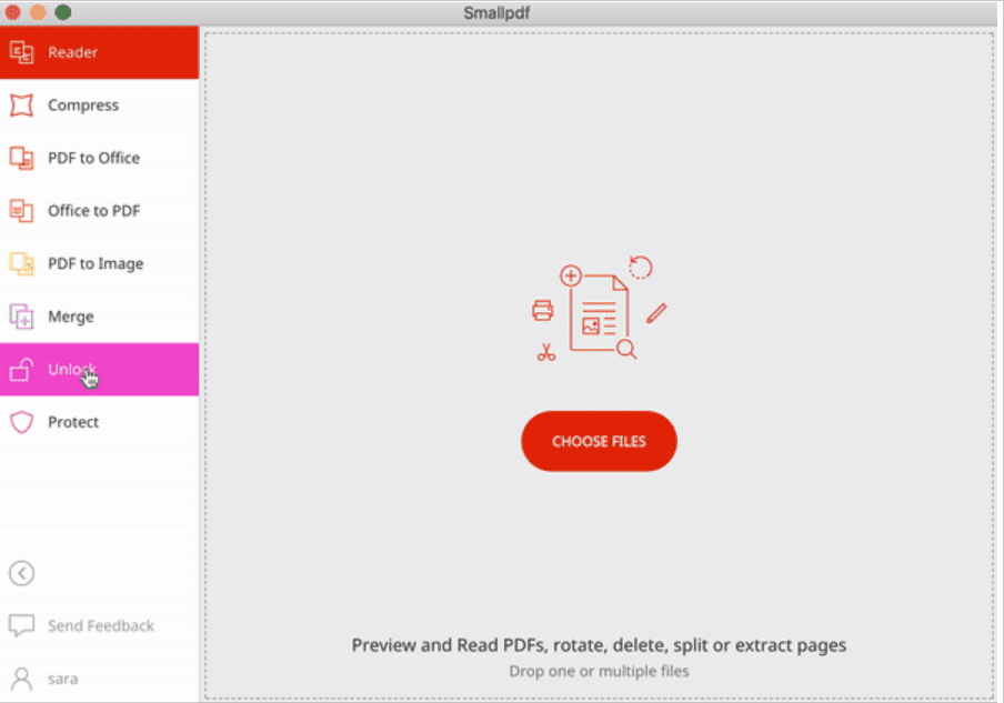 2019-11-07 - Comment Modifier Un PDF Verrouillé - outil Déverrouiller PDF sur application Smallpdf pro