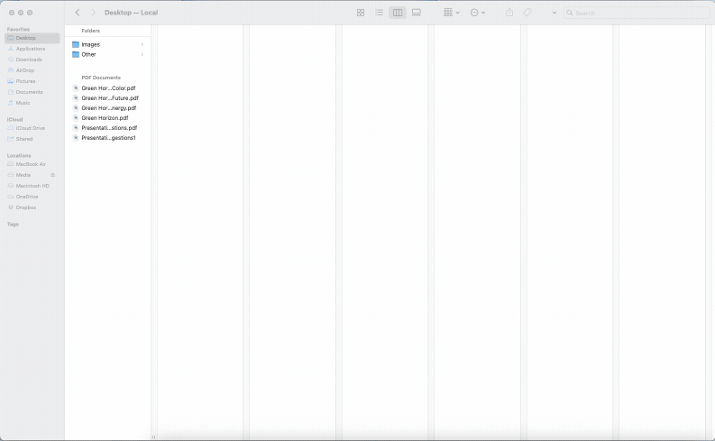 Bilddateien mit integrierten macOS-Funktionen in eine ZIP-Datei komprimieren