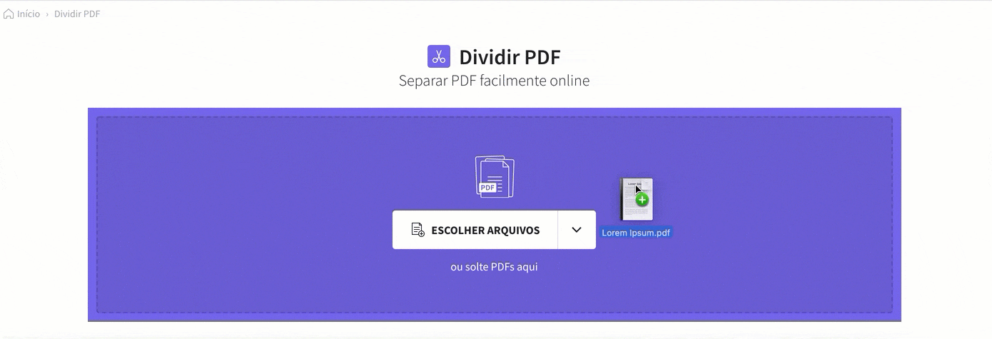 Como separar PDF