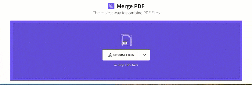 merge pdf online small pdf