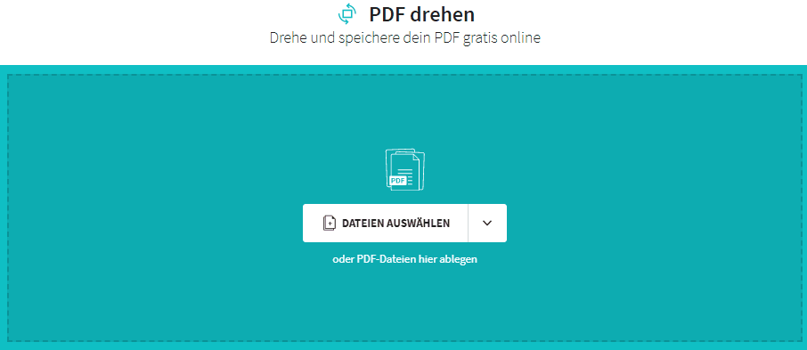 2019-11-15 - Anleitung PDF drehen mit Smallpdf