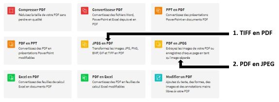 2018-12-11 - TIFF en JPEG – Convertis des images TIFF au format JPEG - outils TIFF en PDF et PDF en JPEG