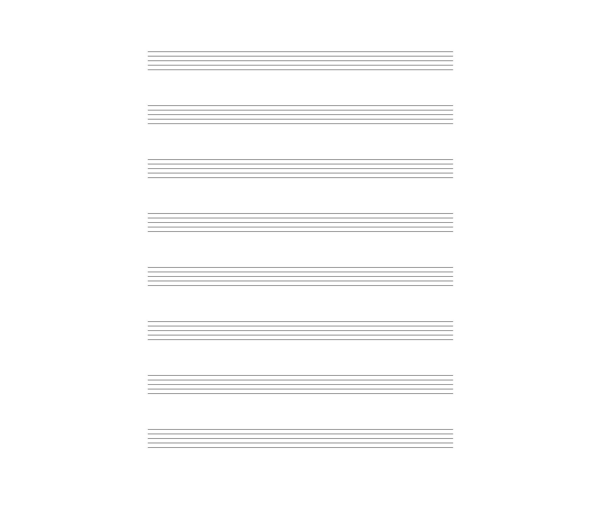 2020-06-26 – PDF Partitur Kosong – Gratis Untuk Diunduh – Partitur Kosong 8 Paranada Tanpa Klef