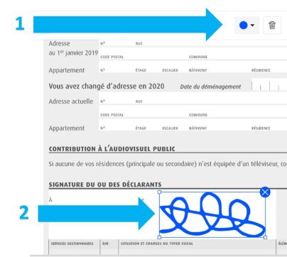 2019-08-13 - Comment Signer Un PDF Electroniquement En Ligne - outil Signer un PDF sur Smallpdf, changer la couleur de la signature
