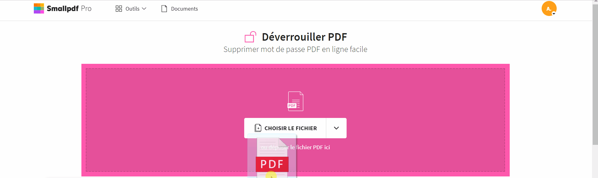 2019-11-07 - Comment Modifier Un PDF Verrouillé - outil Déverrouiller PDF sur Smallpdf
