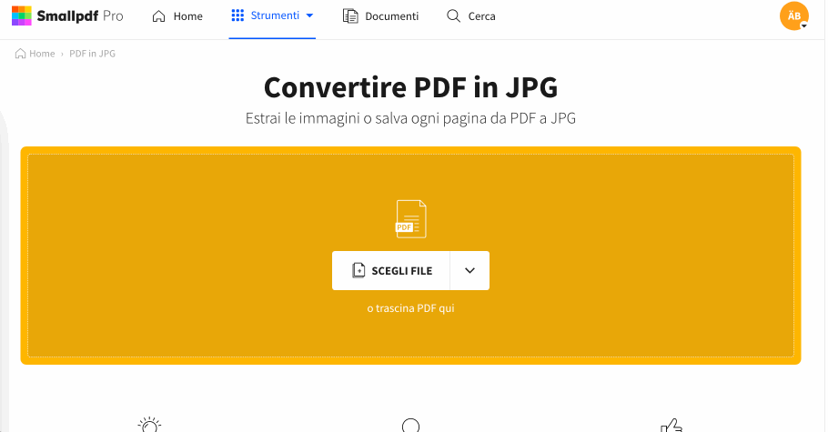 2023-11-22 - Come trasformare un PDF in JPG gratuitamente