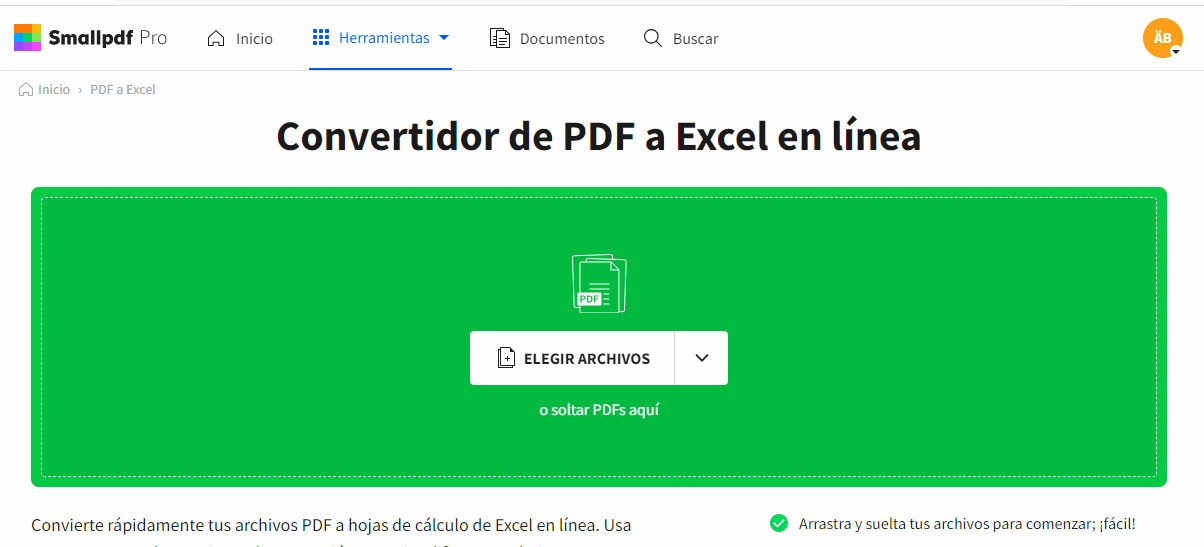 2023-08-21 - Convertir PDF a Excel en línea sin correo electrónico