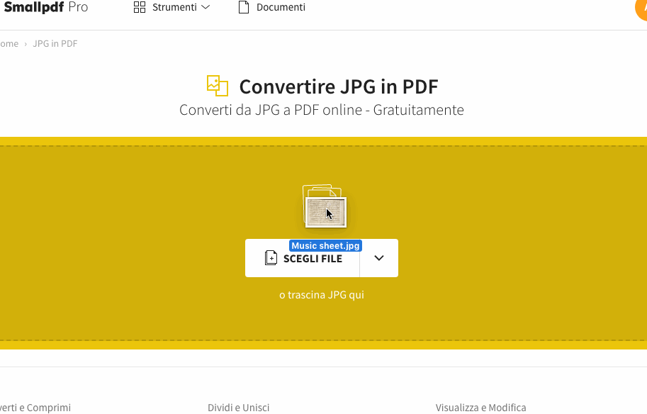 2019-11-27 - Come convertire un file JPG in un PDF da meno di 200 KB - Convertire un file JPG in un PDF da meno di 200 KB