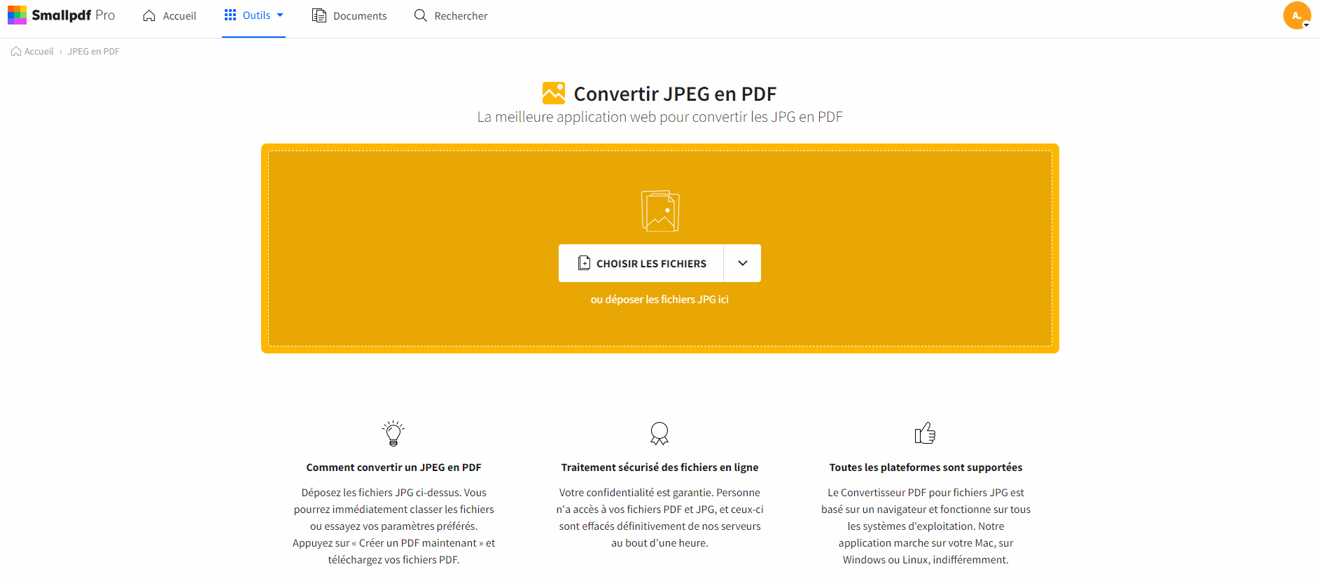 PNG en PDF-Convertir des images PNG en PDF en ligne
