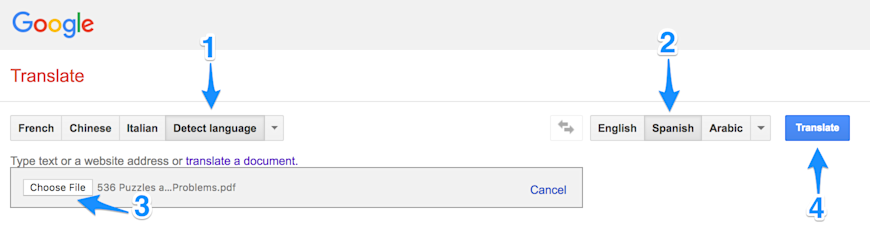 Can You Translate A Pdf From English To Spanish