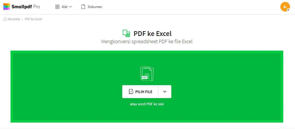 2021-12-09 – Cara Mengubah PDF ke Excel Tanpa Alat Konversi Gratis – Menggunakan Smallpdf