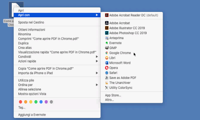 2019-09-20 - Come aprire un PDF in Chrome