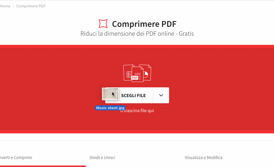2020-03-14 - Comprimi immagini JPG online - Come comprimere file JPG online usando Smallpdf