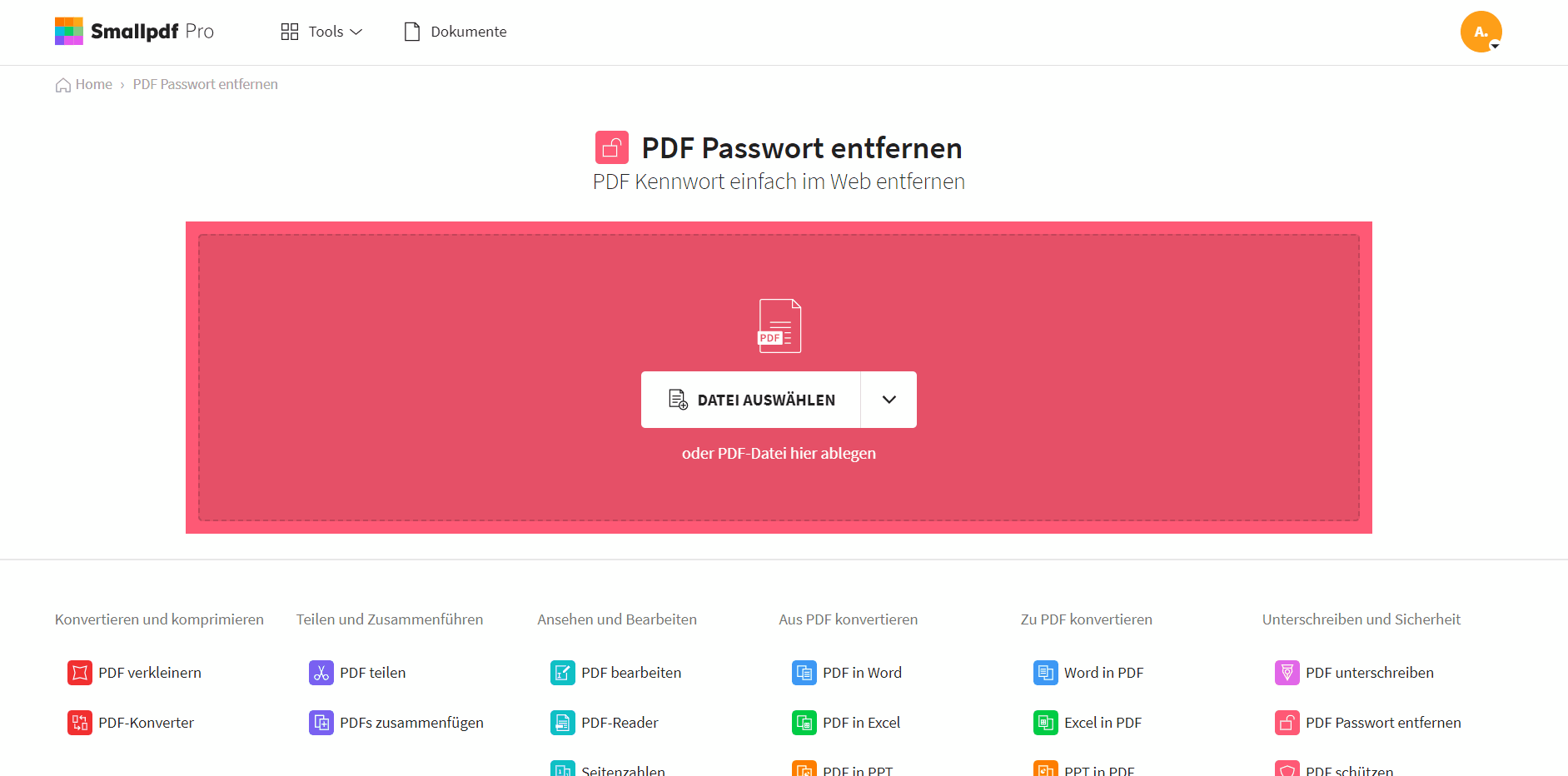 2021-07-30 - PDF Passwort vergessen - Entsperre dein PDF online
