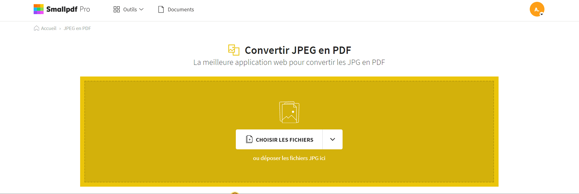 2019-01-08 - Outil de compression d’images JPG gratuit en ligne - outils JPEG en PDF, Compresser PDF, PDF en JPEG