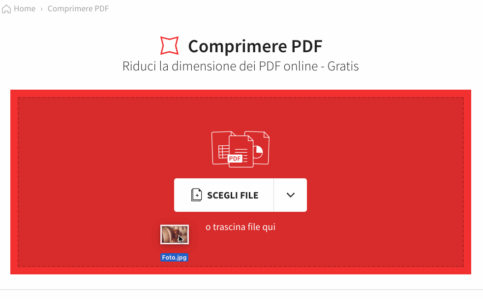 Comprimere immagini Riduci le dimensioni delle immagini online Smallpdf