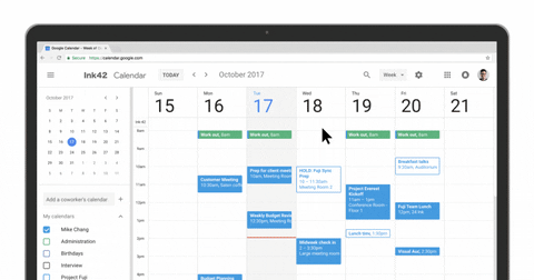 20.07.2020- Accélérer le temps avec Google Calendar