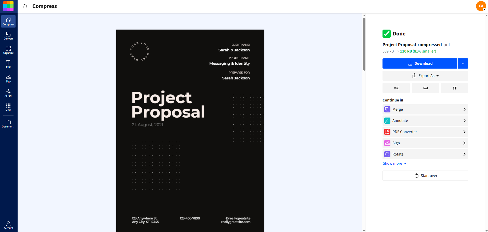 So teilst du eine PDF-Datei in einem Zoom-Meeting | Smallpdf
