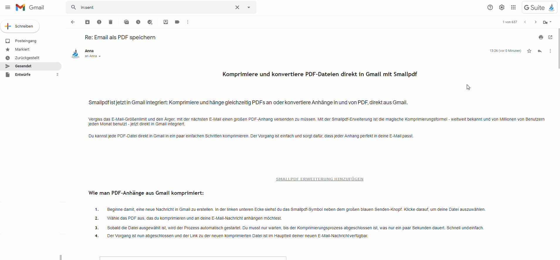 2020-09-24 - So speicherst du eine Outlook E-Mail als PDF