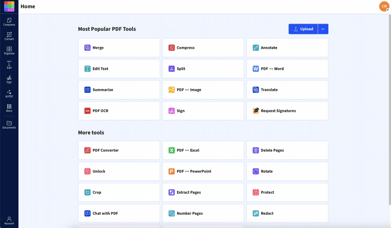 Ein Dokument mit Smallpdf komprimieren und anschließend dieselbe Datei verschlüsseln