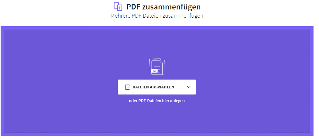 2018-10-06 Nur eine Seite einer PDF zu einer anderen PDF hinzufügen mit Smallpdf