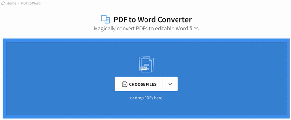 Pdf ilove word to Convert PDFs