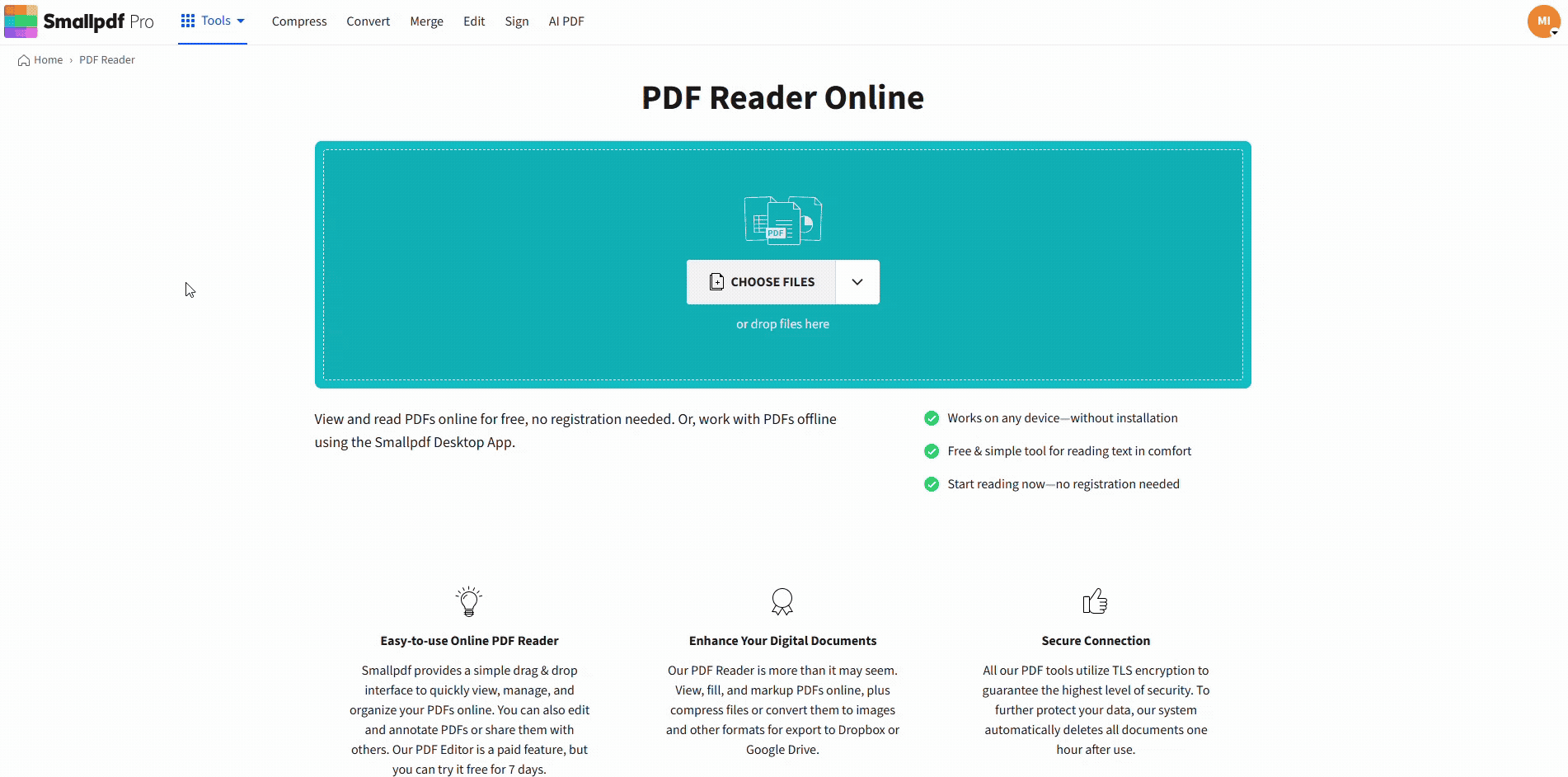 Print a PDF on any device