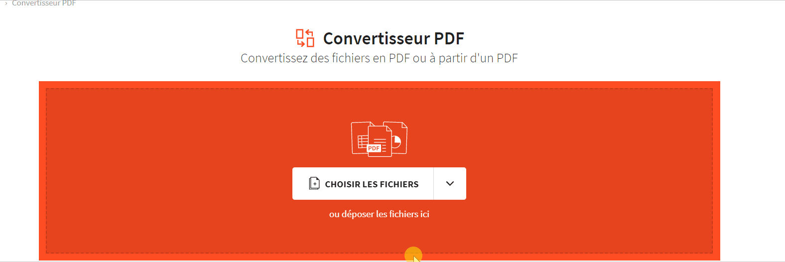 2022-03-31 - Créateur PDF– Crée des PDF en ligne en un clic - outil Convertisseur PDF sur Smallpdf