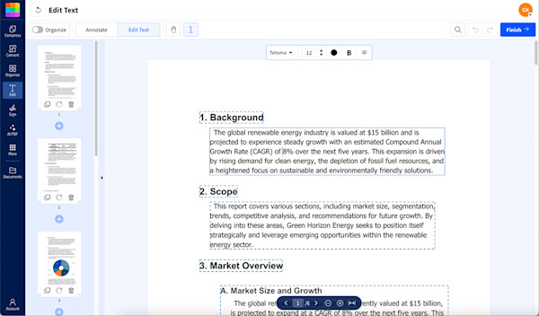Easily edit PDFs online with Smallpdf