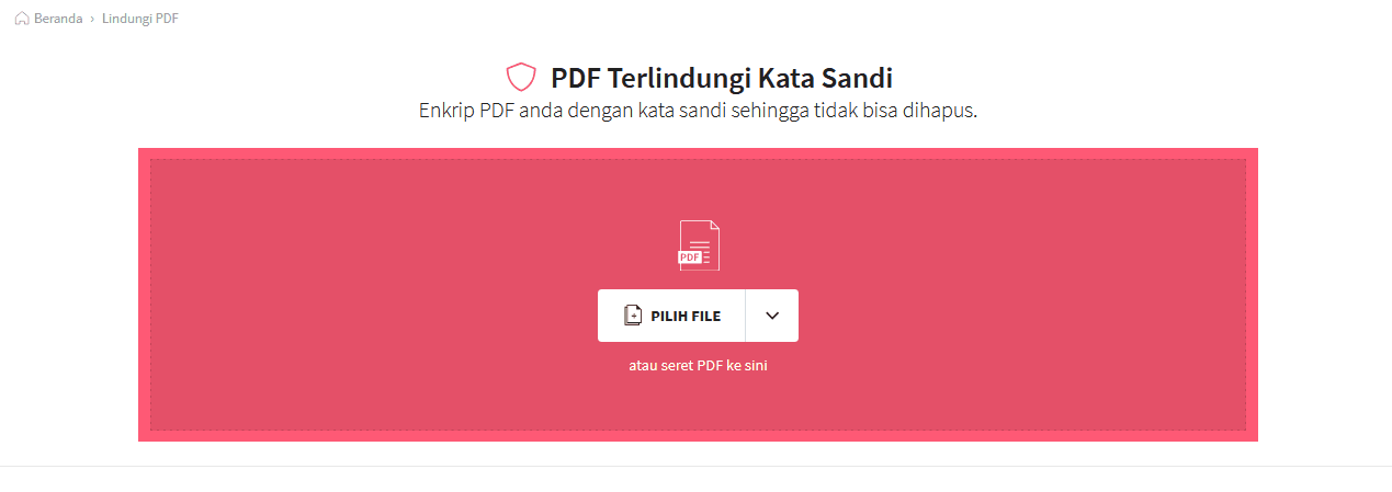 2020-08-11 - Cara Mengenkripsi PDF Secara Online - Menggunakan Smallpdf