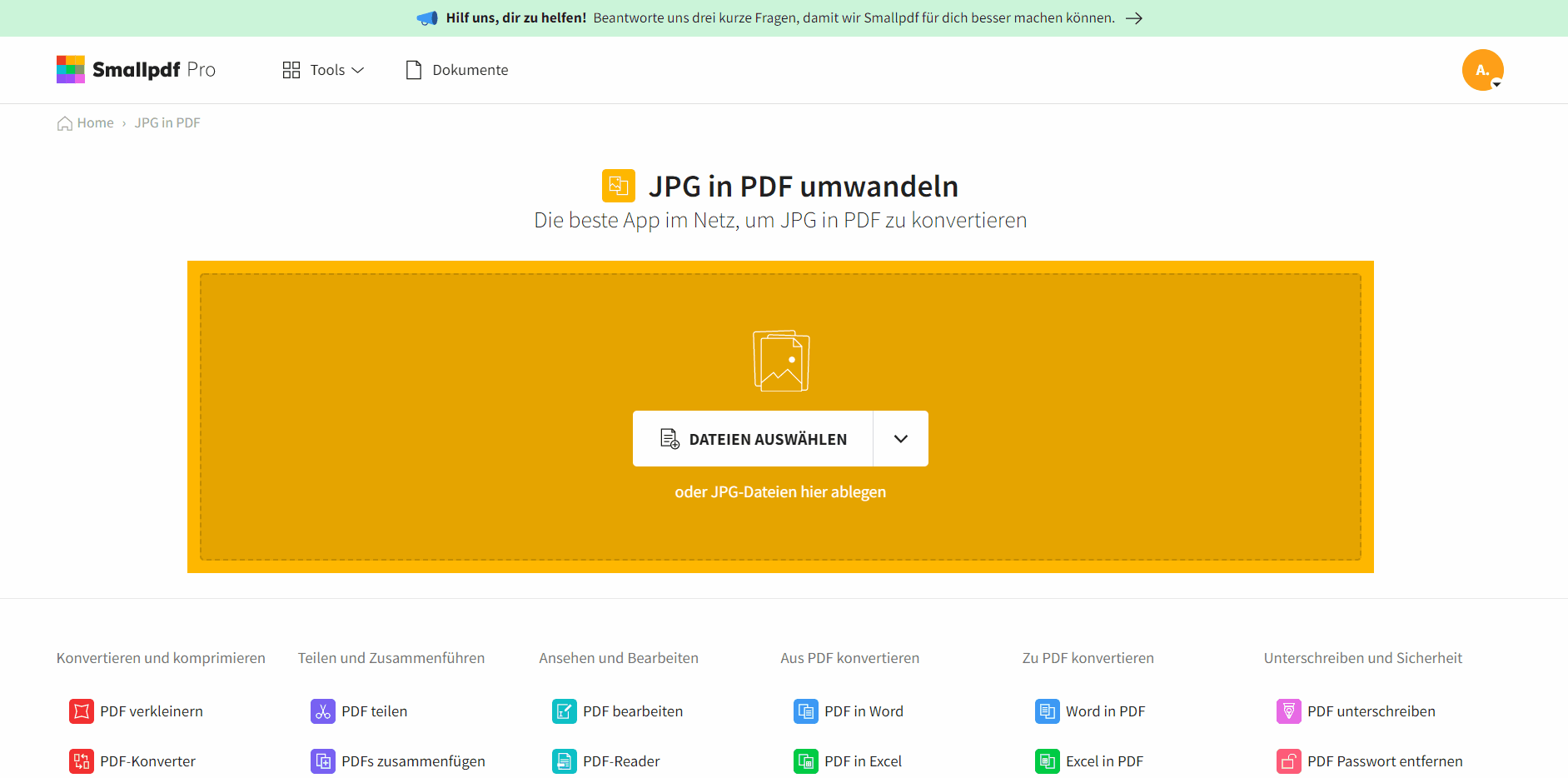 2022-01-10 - JPG in PDF umwandeln mit 200 KB oder weniger