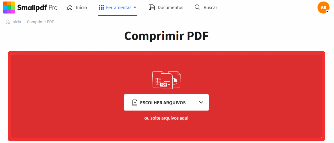 2024-01-24 - Como achatar um PDF gratuitamente - Comprimir