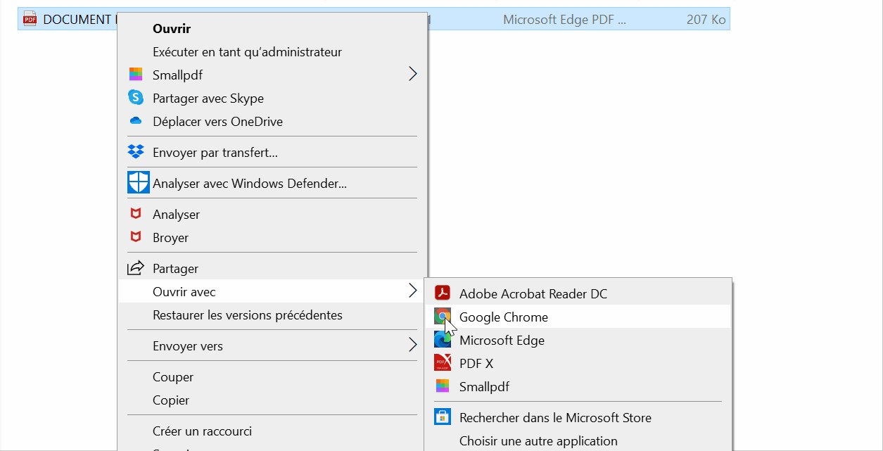 2019-09-20 - Comment ouvrir un PDF avec Chrome - ouvrir un PDF avec Google Chrome