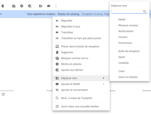 2020-06-02 - Comment créer des dossiers sur Gmail - Déplacer