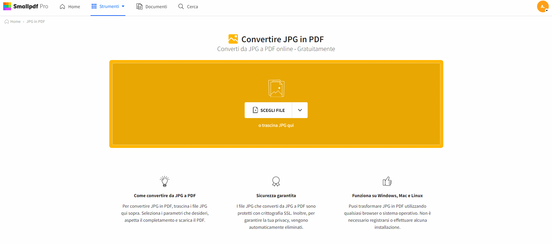2023-05-19 - Da PNG a PDF - Converti PNG in PDF online