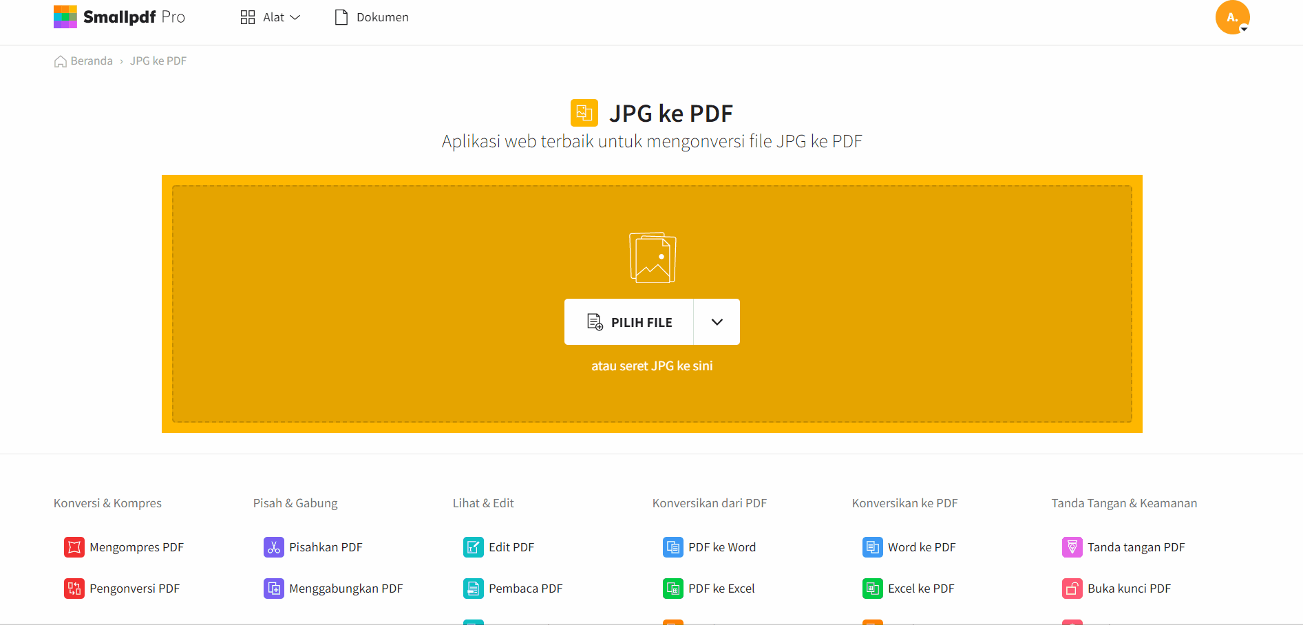 2019-10-19 – Ubah PNG ke JPG Online Gratis – Alat Smallpdf