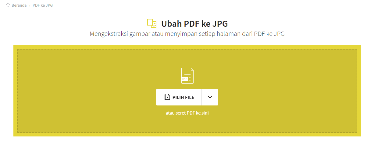 2021-12-21 – Ubah PDF ke JPG di Windows 10 – Menggunakan Smallpdf