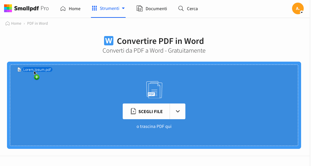 2023-05-30 - Come convertire PDF scannerizzati in Word online